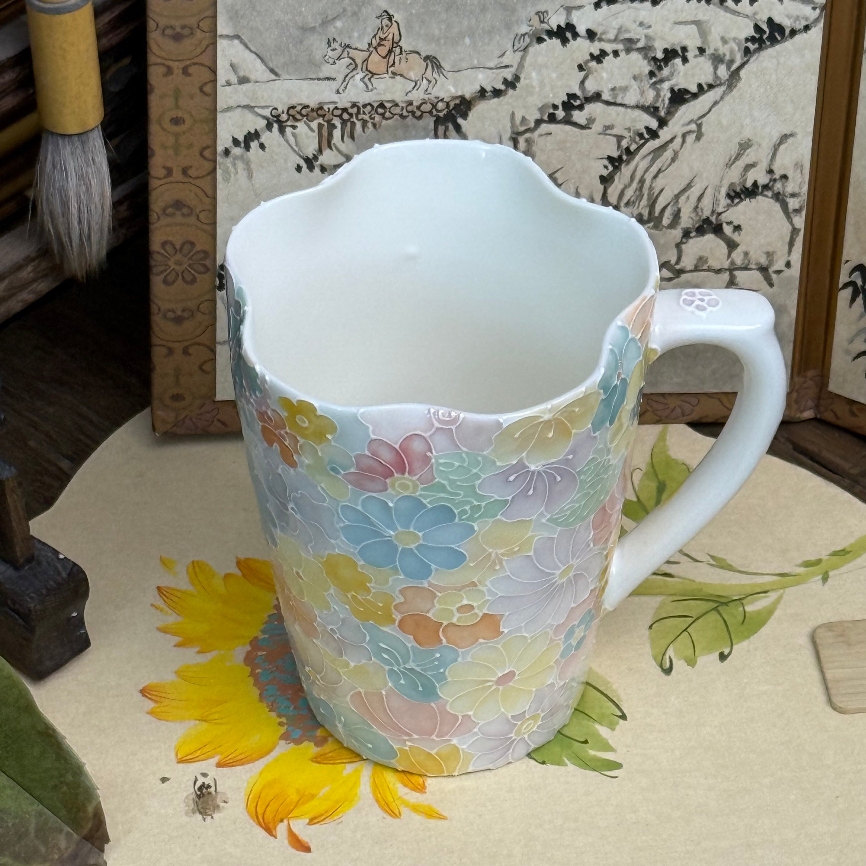 Mark cup-Flowers